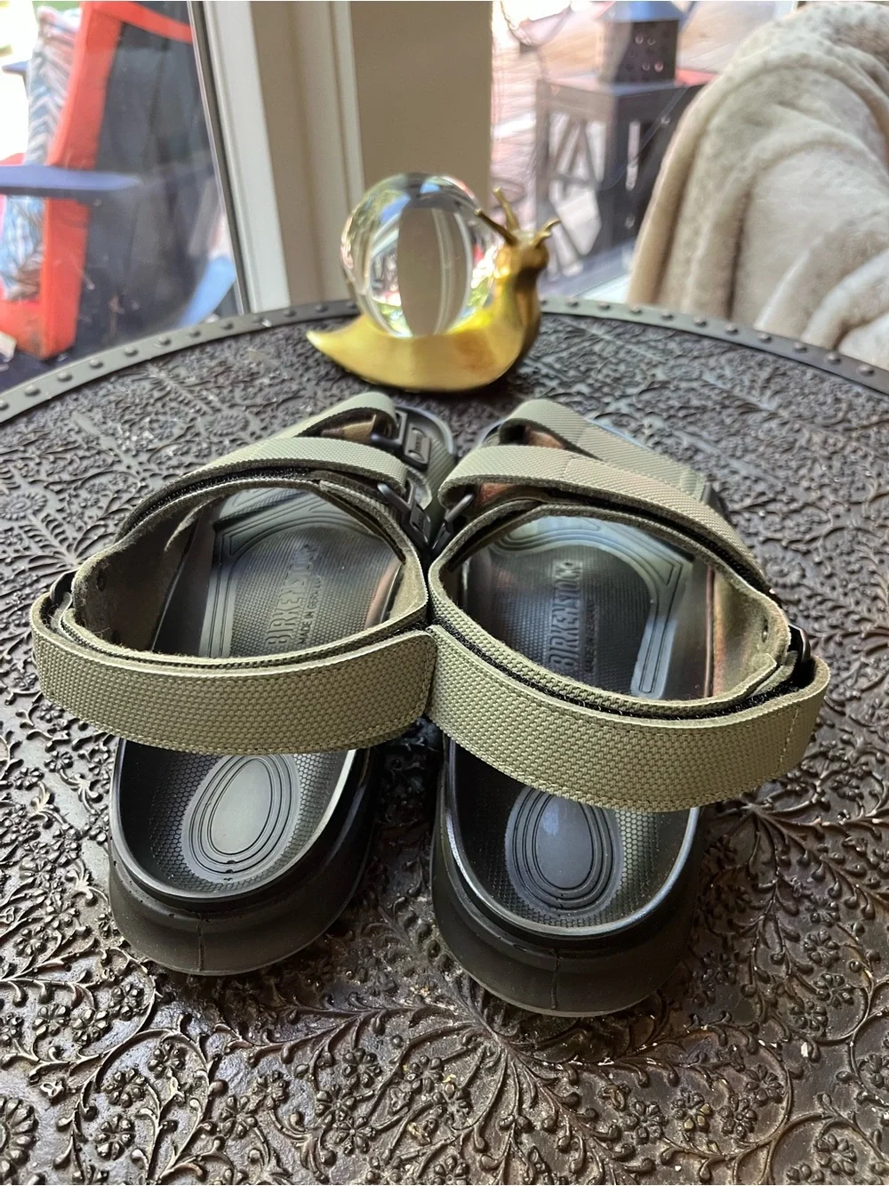 NEW MEN’S BIRKENSTOCK TATACOA SANDALS IN FUTURA KHAKI 42 EU 9 US